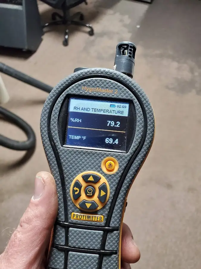 Moisture meter humidity assessment for Fire & Smoke Damage Restoration in Bangor
